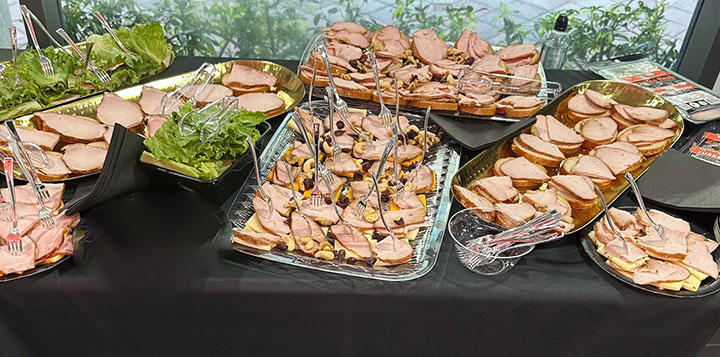 Smoked meats sampler